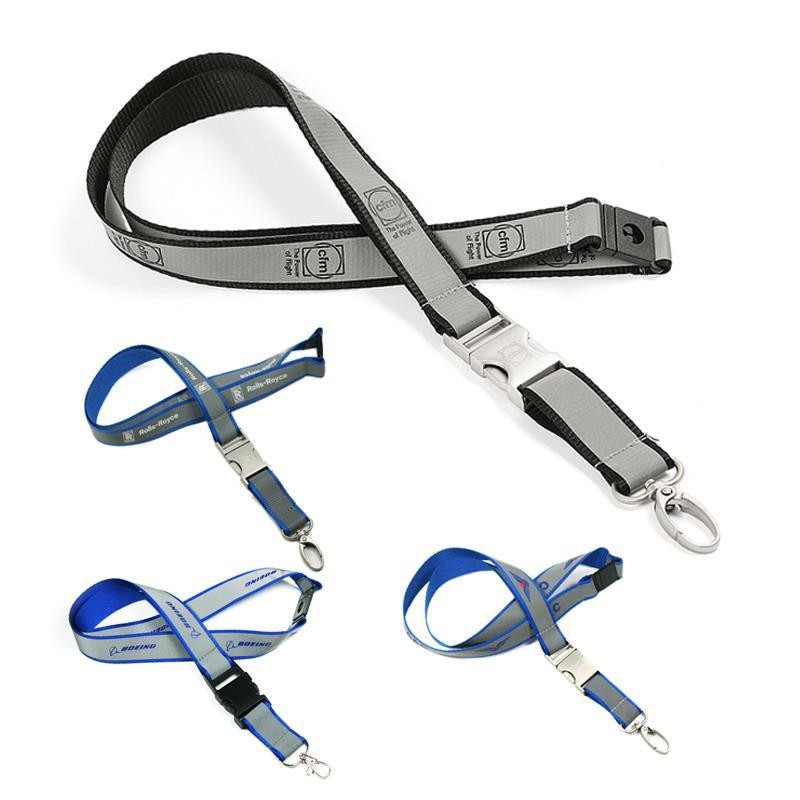 CFM Engine Rolls-Royce BOEING Civil Airlines Luminous เอกสารสะท้อนแสง Lanyard GE Flight Badge Sling 