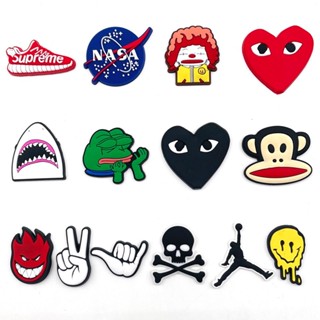 14 ชิ้น/เซ็ตรองเท้า Charm MEIDJ ตัวติดรองเท้า Pvc ตัวการ์ตูน…