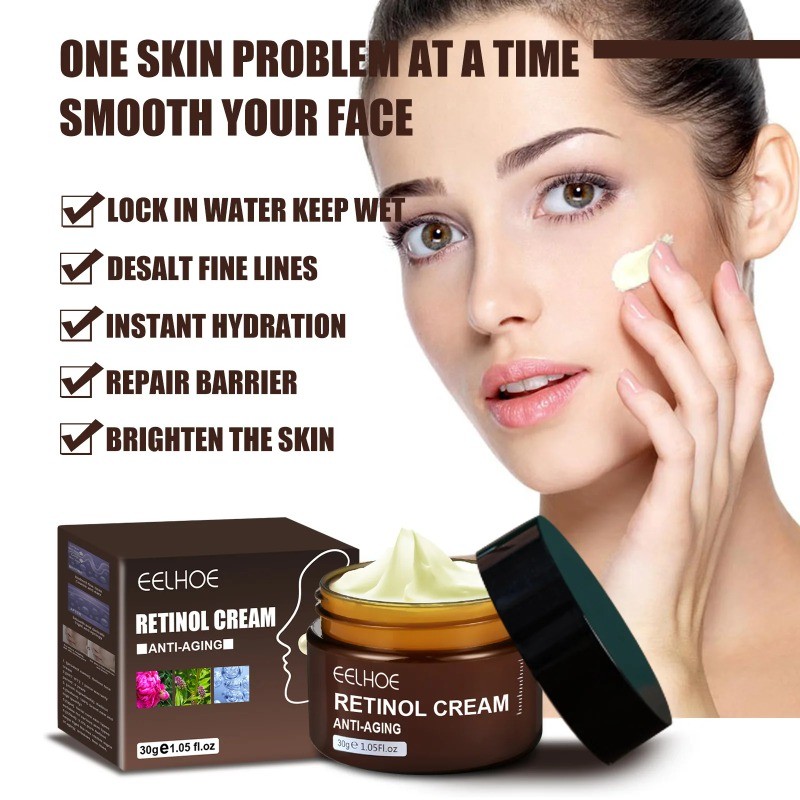 EELHOE Retinol Anti Aging Face Cream ลบริ้วรอย Firming Lifting Whitening Brightening Moisturizing Fa