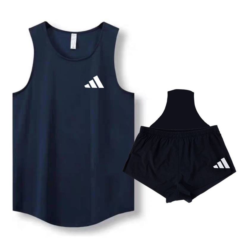 [In Stock] Sports Track and Field Training Quick-Drying Basketball Vest Shorts Suit Summer Marathon Running Shorts dTBl