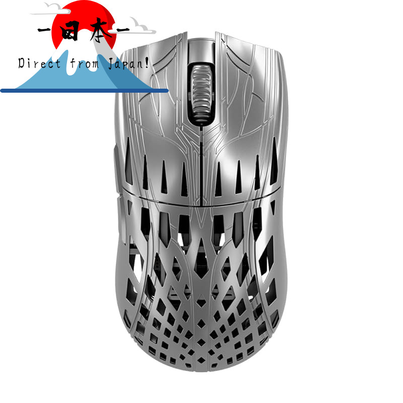 [Direct from Japan]
Pwnage Wireless Gaming Mouse Trinity CF Solid Platinum - Wireless Gaming Mouse, 