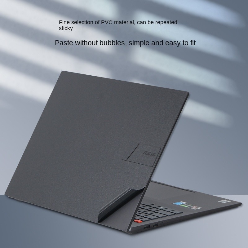 แล็ปท็อปสติกเกอร์ผิว Decal Matte สีดําไวนิลสําหรับ ASUS Vivobook Go 15 E1504G E1504f Vivobook 15 X15