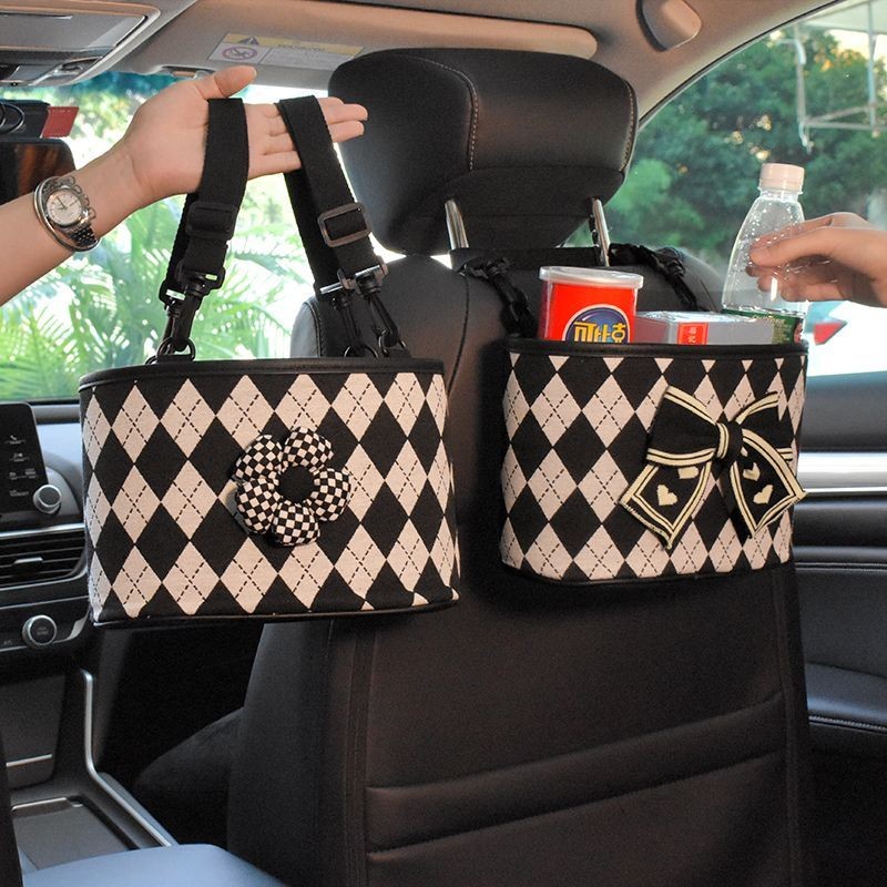 Car seat back Storage Bag Car Storage hanging Bag multi-func Car Steering Cushion Storage Storage St