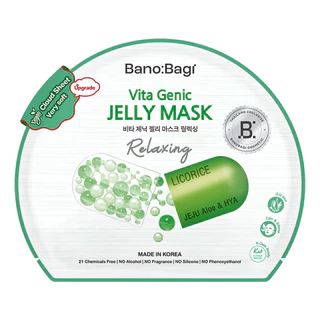 Banobagi บาโนบากิ ไวต้า จีนิค เจลลี่ มาส์ก รีแล็กซ์ซิ่ง 1 แผ่น