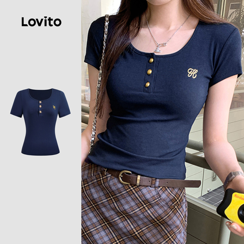 B144-AUG25-C-1-เสื้อยืดกระดุมสีทึบ-TSB144TD024