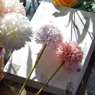 ดอกไม้ปลอมดอกแดนดิไลอัน 29CM สําหรับตกแต่งภายใน งานแต่งงาน ปาร์ตี้ การตกแต่งเทศกาล 6 สีให้เลือก