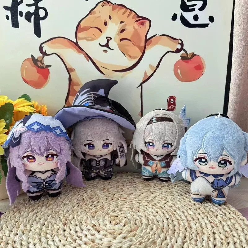 12 ซม.อะนิเมะ Honkai: Star Rail คอสเพลย์ใหม่วันอาทิตย์ Herta Black Swan Firefly ตุ๊กตาพวงกุญแจ Sea Star Body จี้นุ่ม Key Chain