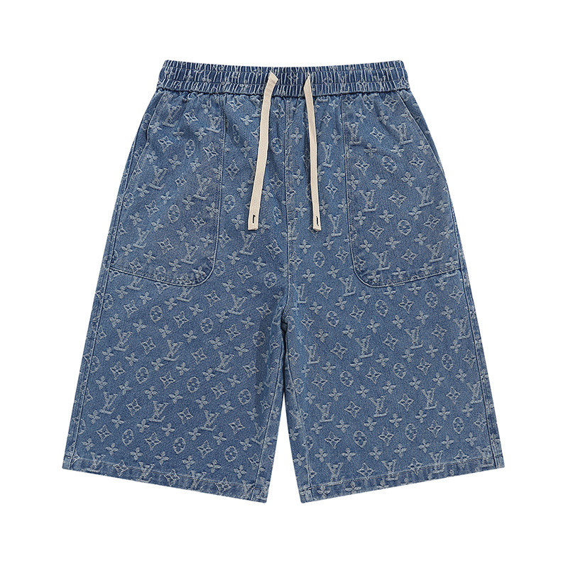 กางเกงยีนส์ลาย Jacquard สำหรับทั้งผู้ชายและผู้หญิง แบบลำลอง สไตล์ STREET TREND