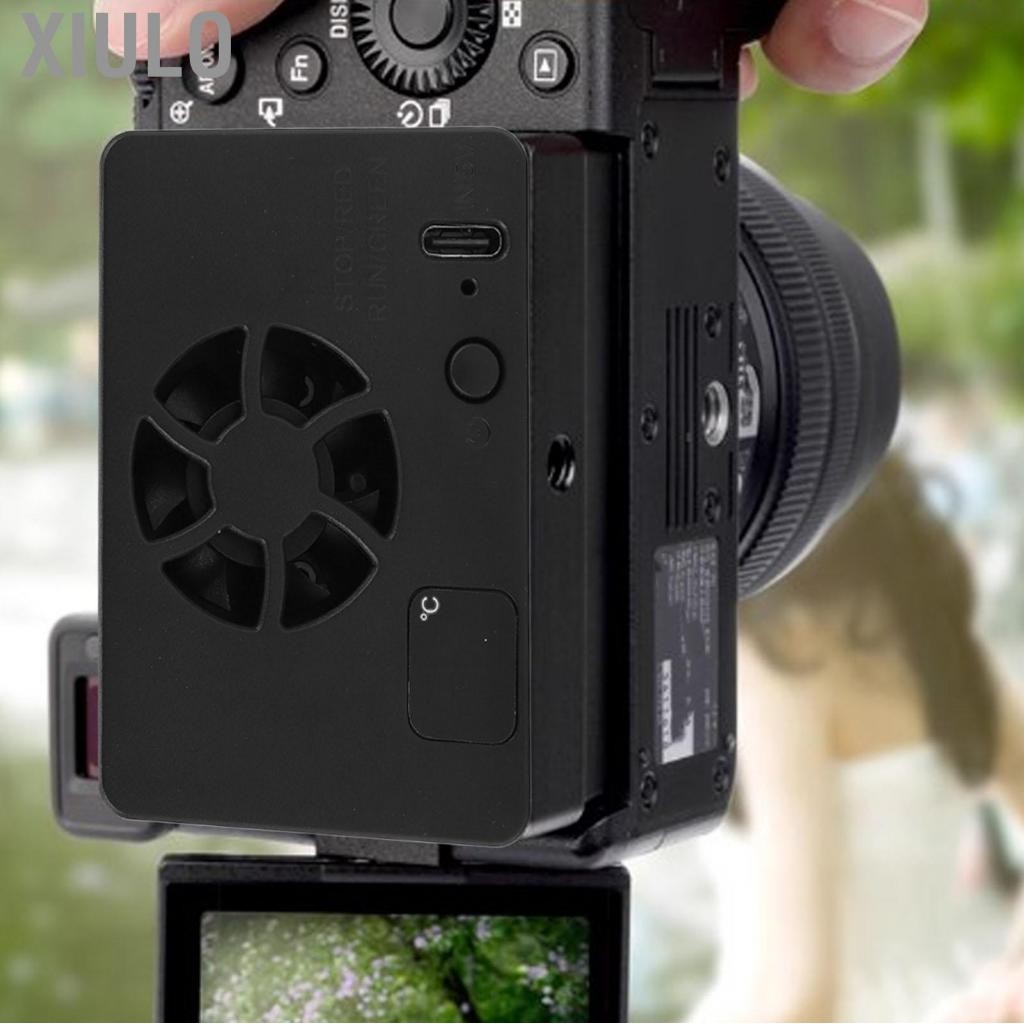 Xiulo Xiulo-th vingvo กล้องระบายความร้อนภายนอกสำหรับมินิออกอากาศสดพร้อมการแสดงอุณหภูมิแบบเรียลไทม์ที