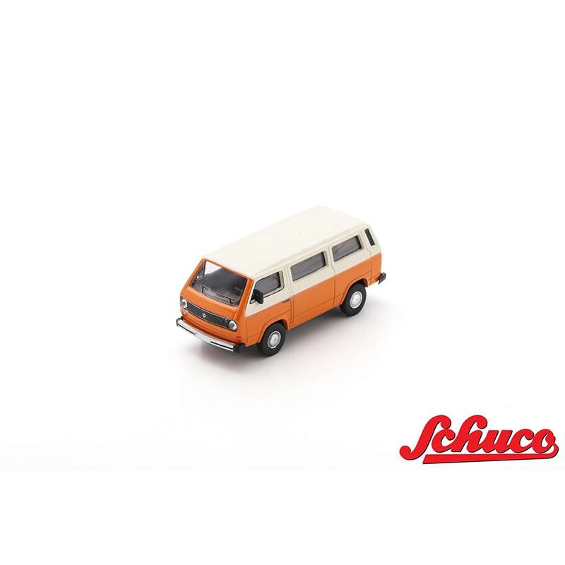Schuoco1/64 Volkswagen T3L VW Bus สีส้มรุ่นรถตกแต่งคอลเลกชันVan RV