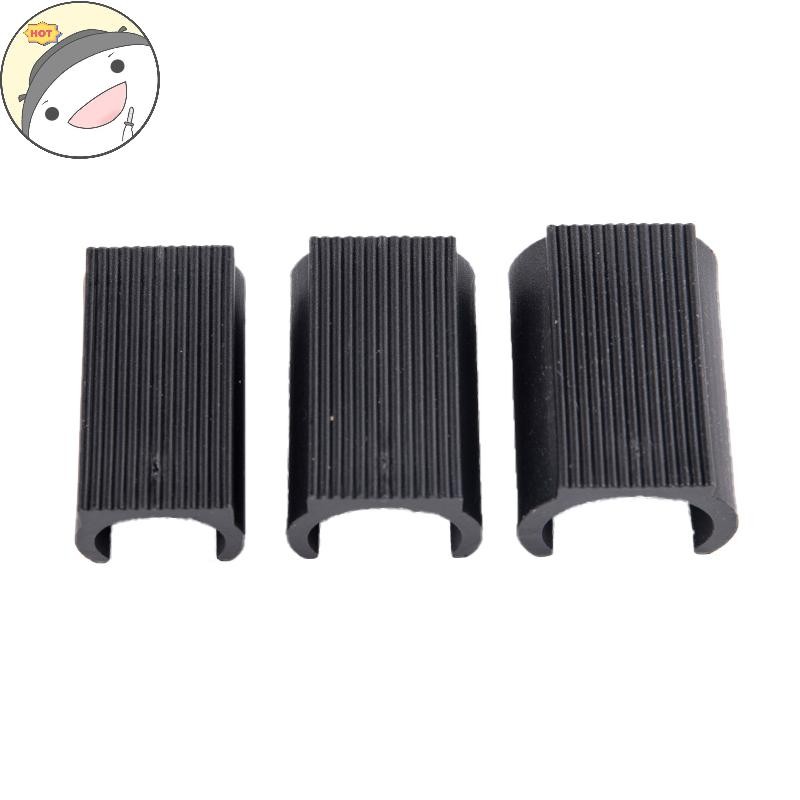 Lanf 10 ชิ้น U รูปเก้าอี้ขา Pad ที่มีประโยชน์ลื่น Tube Caps Anti-front Tilt Damper สตูลท่อ Clamp Glides ชั้น Protector EN