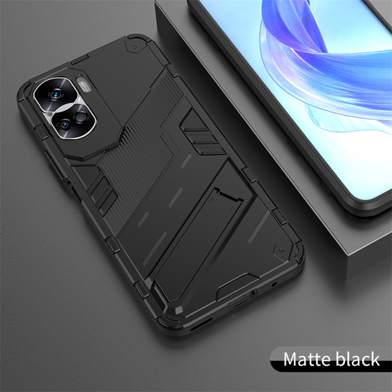 รถเกราะแม่เหล็กกันกระแทกเคสโทรศัพท์สําหรับ Honor 90 Lite 70 80 100 200 Pro Honor90 Honor200 กรณี Kickstand ปกหลัง Coque