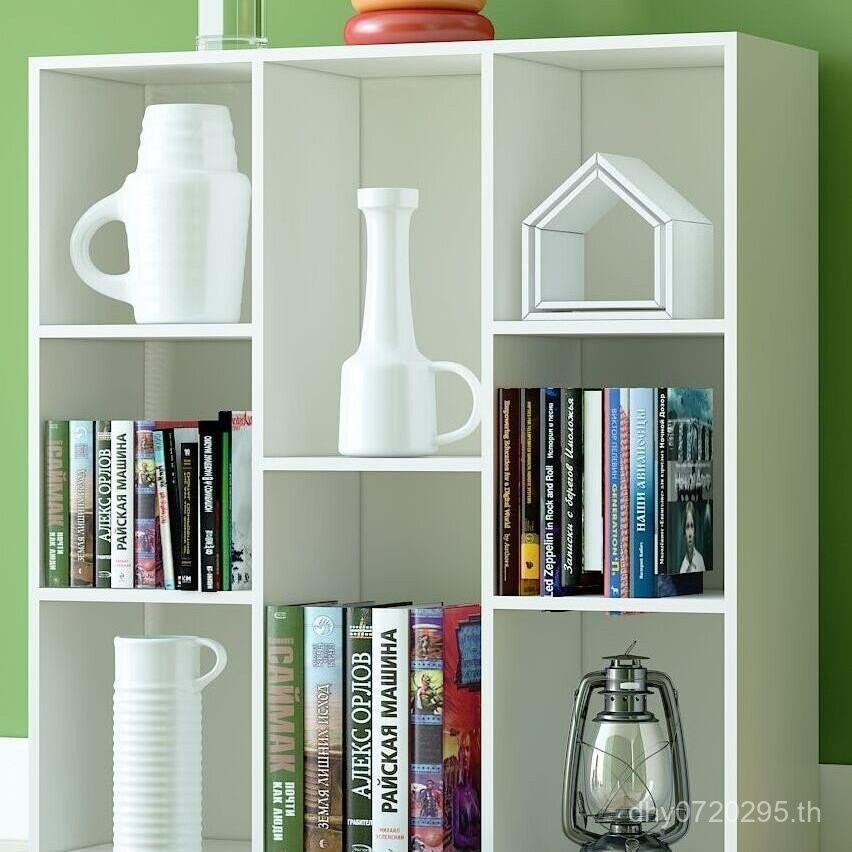 ฟรีสไตล์ยุโรปรูปแบบใหม่ที่เรียบง่ายชั้นยืนชั้นวางหนังสือที่ทันสมัยตู้หนังสือไม้ขนาดเล็กที่เรียบง่ายร