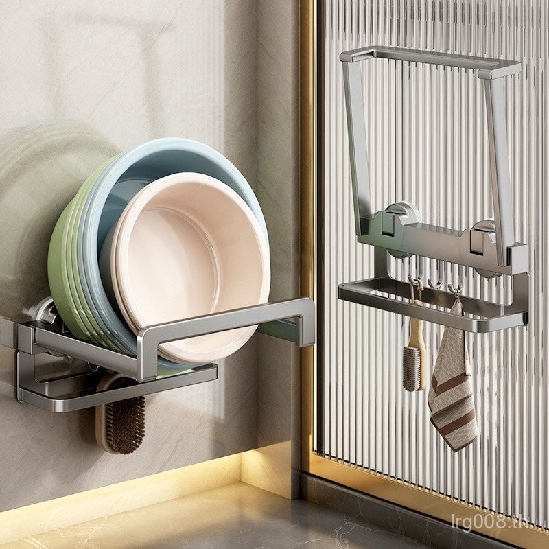ถ้วยดูดอ่างล้างหน้าแร็คติดผนังห้องน้ําพับแร็คห้องน้ําห้องส้วมเท้าอ่างล้างหน้าอ่างล้างหน้าอ่างล้างหน้