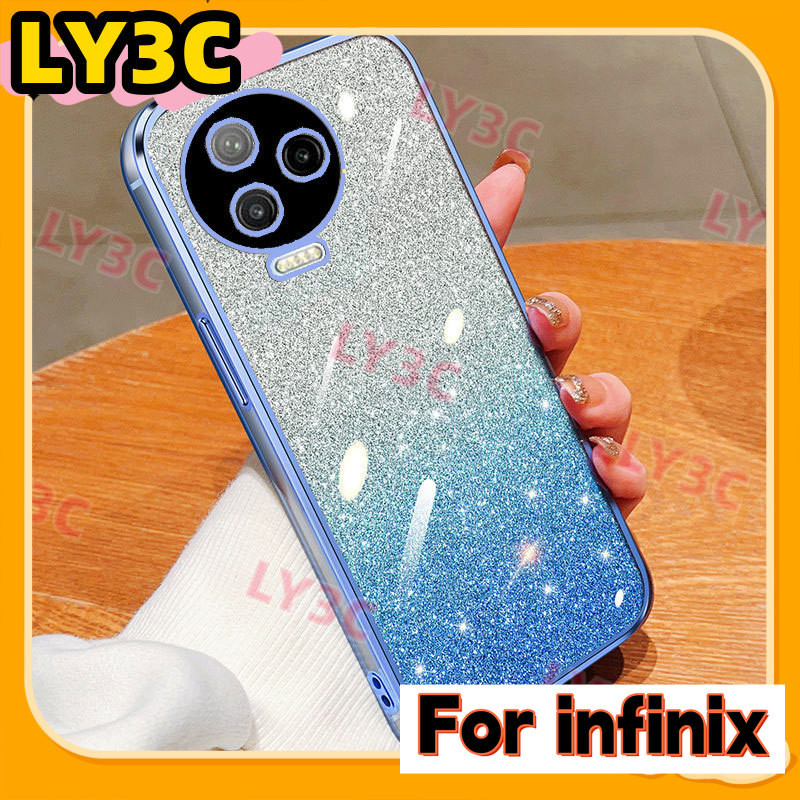 COD สําหรับ infinix Note 12 Pro 4G กรณี infinix Note 12 2023 หรูหรา Electroplated Glitter X676C X676