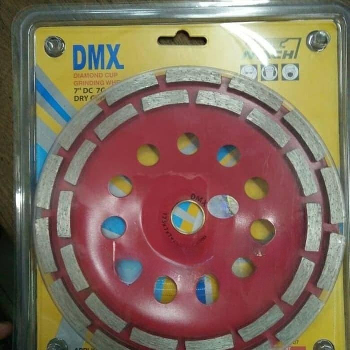 ถ้วยเพชรสองแถว 7" dc7 dmx - หินเจียร dmx 180mm -smt