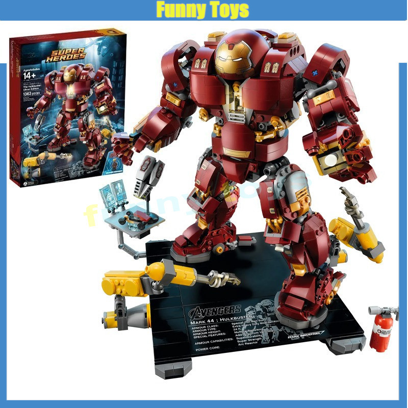 76105 The Hulkbuster: Ultron Edition building blocks (1360+/PCS) Super heroes ของเล่นของขวัญสําหรับช