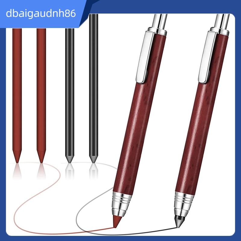 READY STOCK5.6mm Mechanical Pencil Holder 2 Automatic Mechanical Pencil Carpenter Pencil 4 Pencil Re