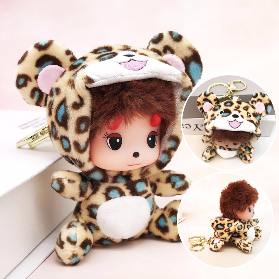 【พร้อมส่ง】monchichi พวงกุญแจ Monchi Bebichhichi Tuffy Monchhichi Keychain Limited Plush hipper kitty