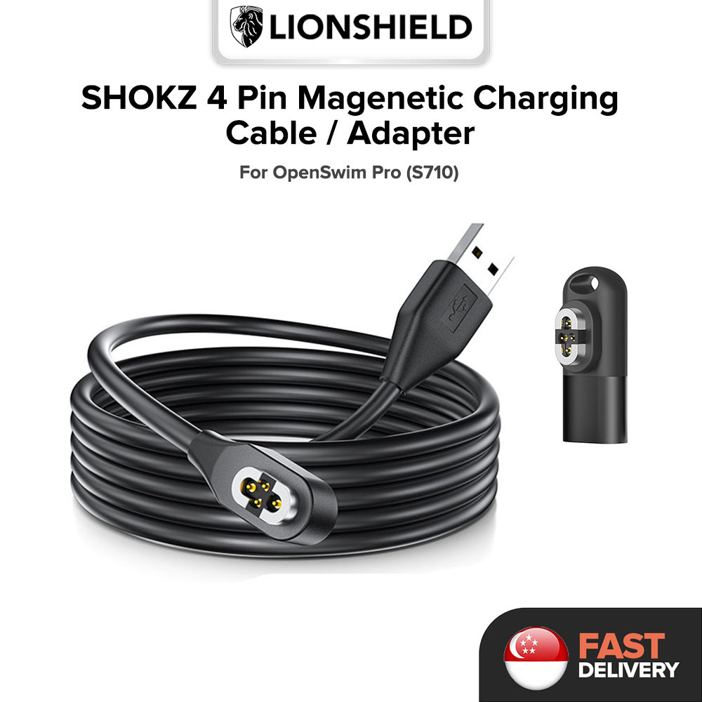 (SG) สายชาร์จแม่เหล็ก / อะแดปเตอร์ USB-C สําหรับ SHOKZ OpenSwim Pro S710