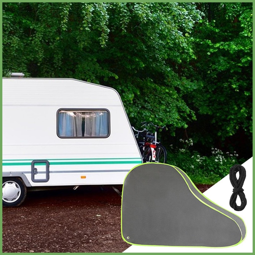 Trailer Hitch Cover Tow Tongue Jack ฝาครอบป้องกันแถบสะท้อนแสง 37.4 x 24 x 5.9 นิ้วกันน้ํา haoyisph