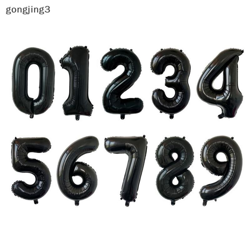 Gongjing3 ลูกโป่งฟอยล์อลูมิเนียมจํานวน 32 นิ้ว Happy Birthday Party ตกแต่ง Baby Shower th