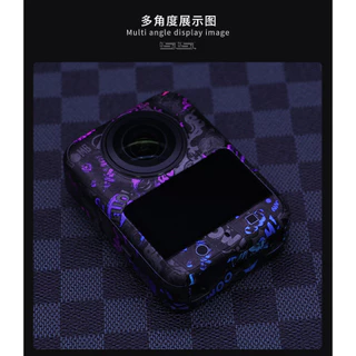 ฟิล์มป้องกันกล้องสําหรับ DJI OSMO 360 สติกเกอร์กล้องกีฬา Camo ฟิล์มเปลี่ยนสีการ์ตูนอะนิเมะ Scratch ฟรีกาวอุปกรณ์เสริมฟิล์ม