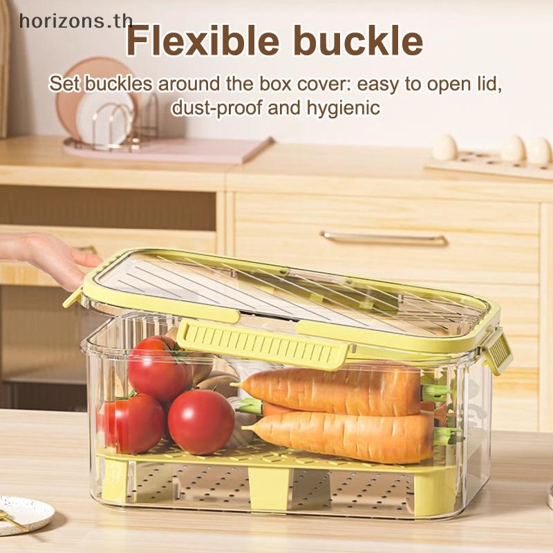 [B&H Aug] ภาชนะเก็บอาหารด้านนอก Daily Us Kitchen Serving Case Reusable Organizer สําหรับ Camping Pic
