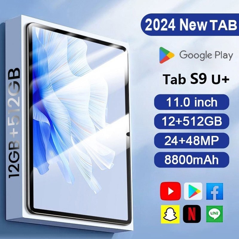 ซื้อ1 แถม1เคสหนังฟรี🔥 แท็บเล็ต S9Ultra 11.0นิ้ว แกะ16GB รอม512GB แท็บเล็ตราคาถูก ใหม่เอี่ยม รองรับ2ซ