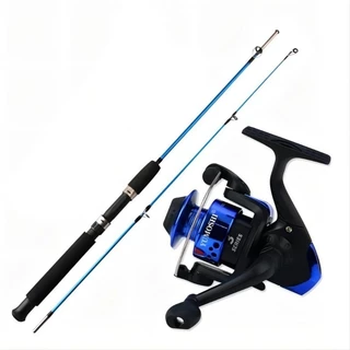 คันเบ็ดตกปลา ML รอกหมุน คันเบ็ดตกปลาครบชุด FRP คันเบ็ด 5000G ยกโดยตรง ML 1.2m/1.5m/1.65m/1.8m