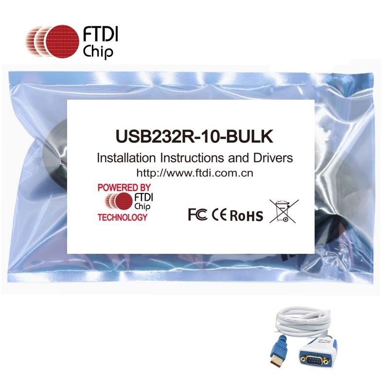 FTDI CHIP US232R สายแปลง USB เป็น RS232 ของแท้ FT232RQ DB9 สาย
