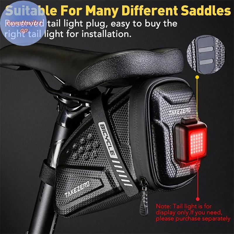 DOUSUN แฟชั่นกระเป๋ากันน้ําจักรยานเสือหมอบ Saddlebags สะท้อนแสงลายผู้ถือเครื่องมือกระเป๋าอุปกรณ์เสริมเครื่องมือ TH