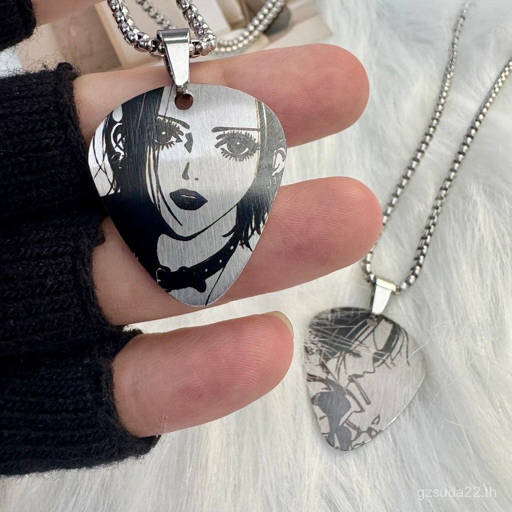 อะนิเมะ NANA Guitar Picks Belong to Necklace NANA NANA Band Group Music Another Me in the World O9TW