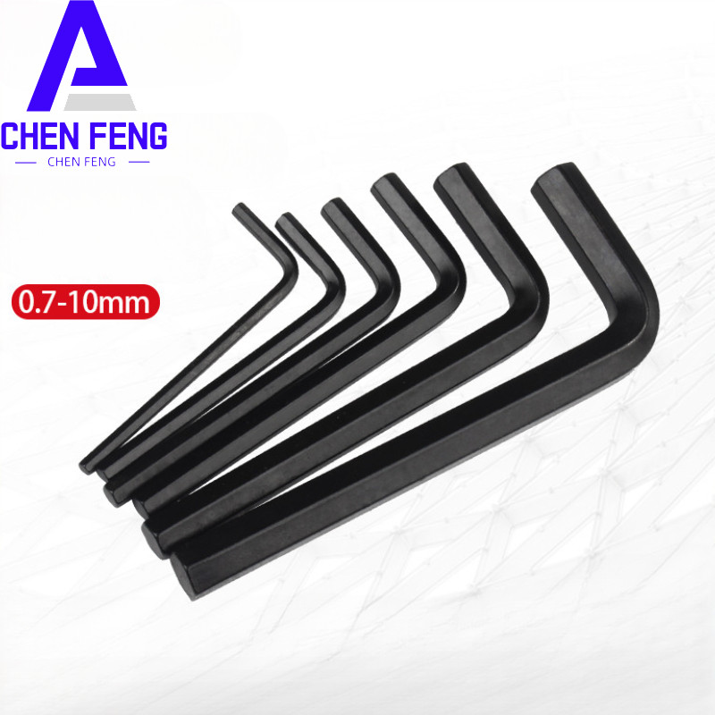 ประแจ L-Keys L-Shape Allen Key Hex ไขควงเหล็กคาร์บอนสีดํา