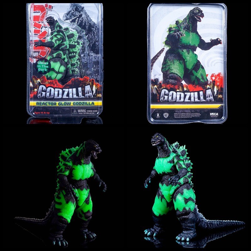 NECA Reactor Shining Godzilla Godzilla Godzilla Luminous Version Joint Movable Dinosaur Figure Model