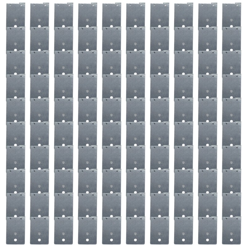 MAI Universals เหล็กมุมวงเล็บ 90 องศาวงเล็บคงที่ Bedframe ตู้เฟอร์นิเจอร์ฮาร์ดแวร์ Connector