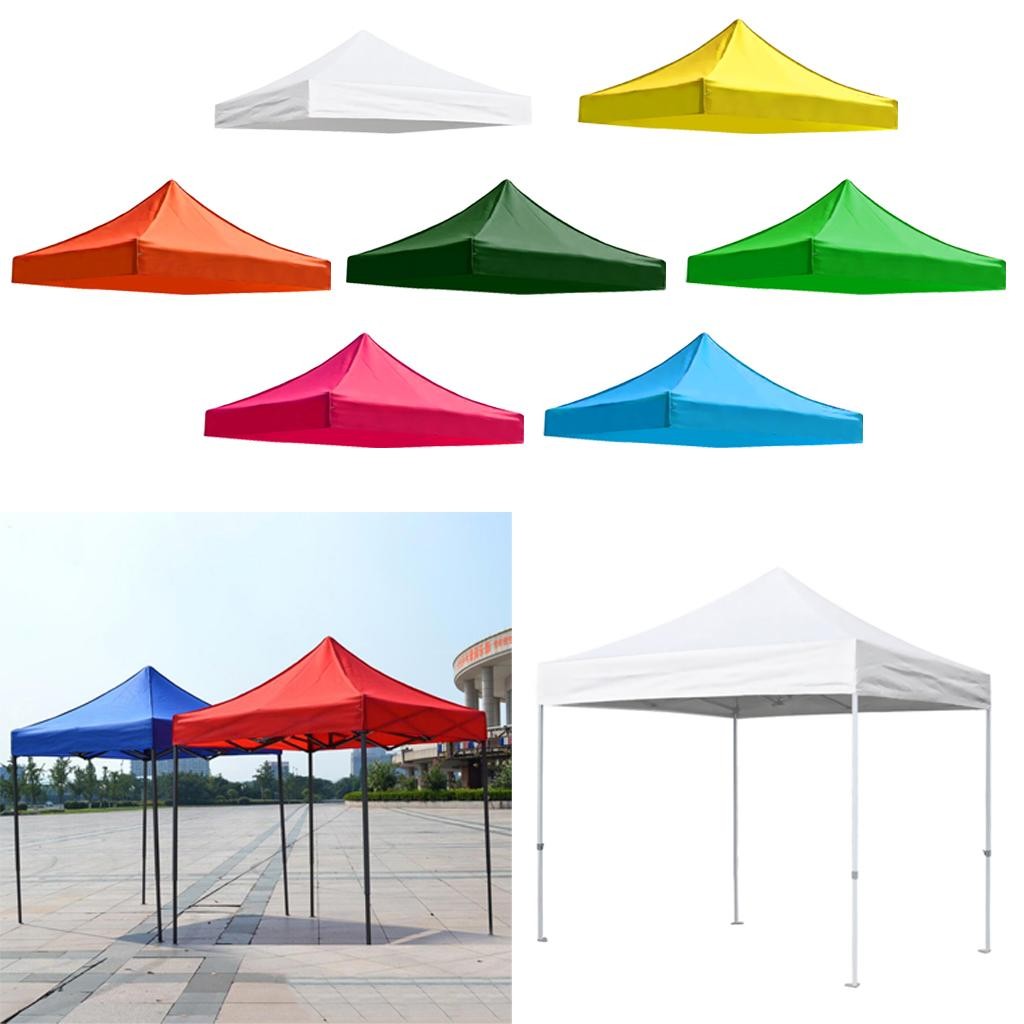 MATAHARI [จัดส่งในพื้นที่] เปลี่ยนเต็นท์ Canopy Top Cover Gazebo Beach Garden Sun Shade สีขาว 3x3m