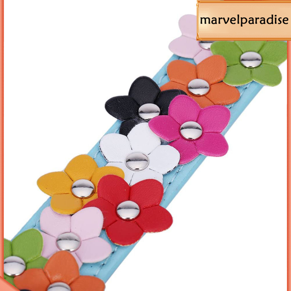 1/2/3/5 Hi.FANCY โลหะผสมหนังสัตว์ปรับดอกไม้สัตว์เลี้ยงคอโซ่สัตว์ Décor ปลอกคอ