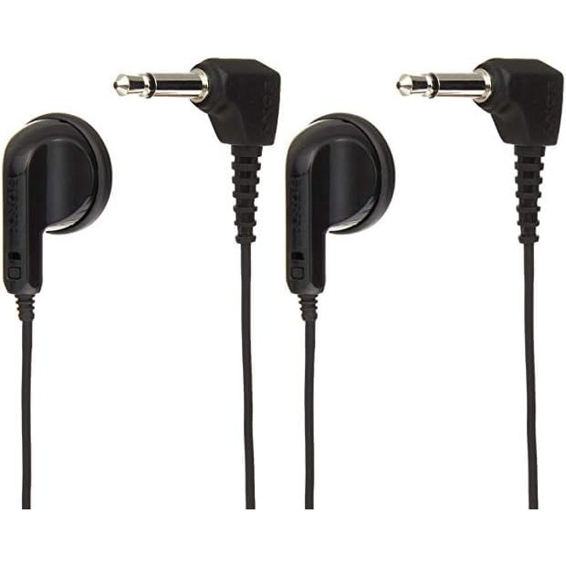 Sony Monaural Earphones 1.0m Single Ear/Radio ME-L91D x 2 Pieces