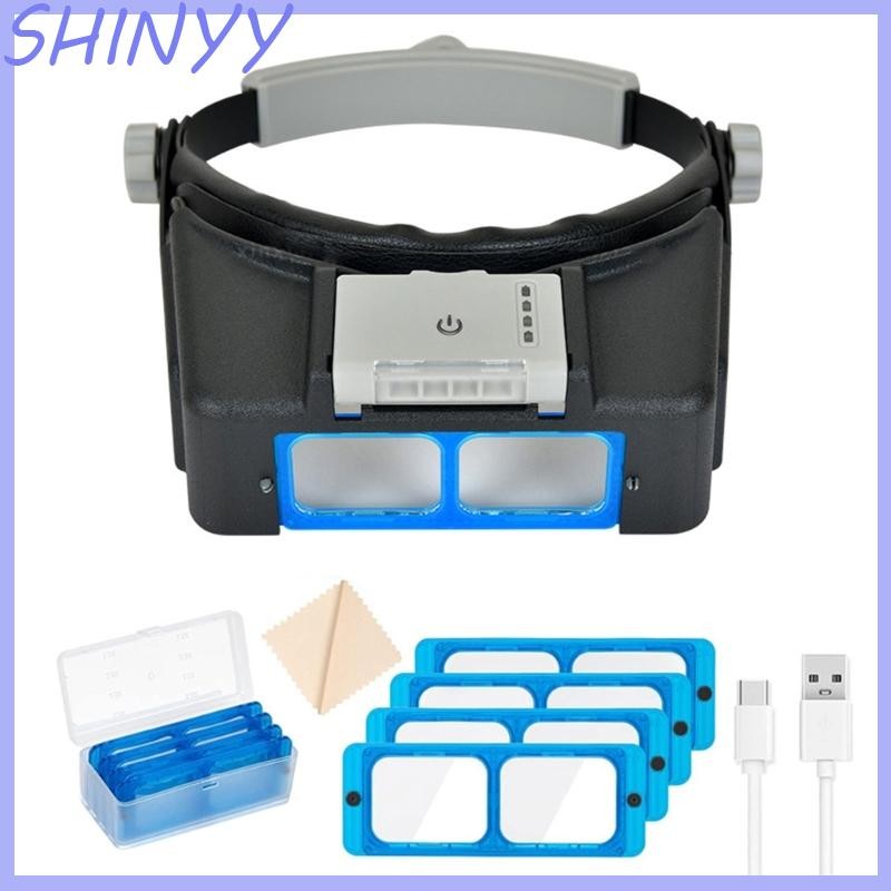 SHI Ergonomic Headband แว่นขยายแว่นขยายเครื่องมือหมวกสําหรับมืออาชีพ
