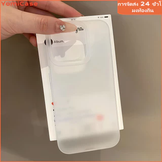 สครับเคสโปร่งใสสำหรับไอโฟน11 12 13 14plus 15PRO 16promax กรณีโทรศัพท์มือถือ ป้องกันการชนกัน6/7/8PLUS X/XR/XS PROMAX