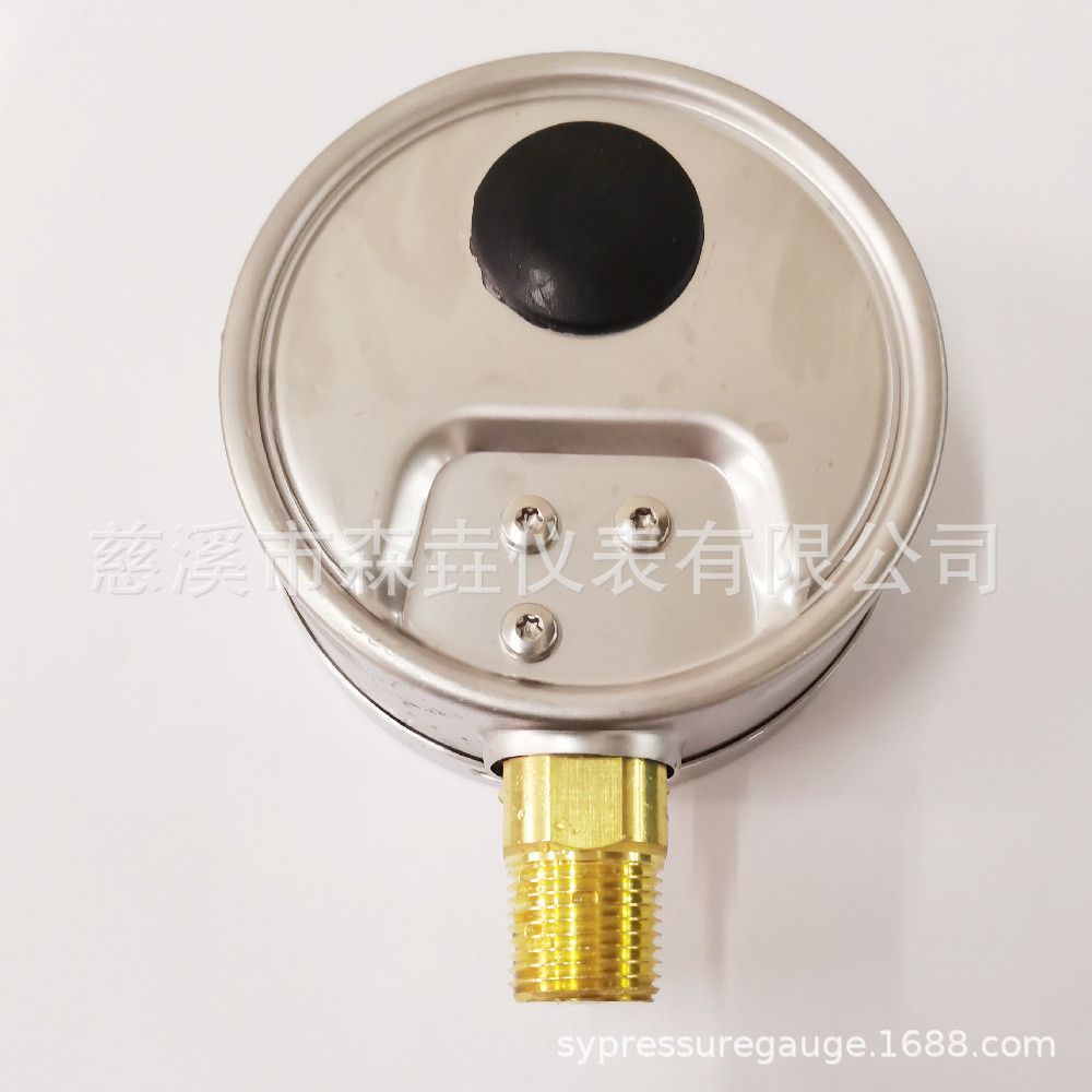 Cixi Strength Factory DN100 สแตนเลสชนิดคอสายรัดเติมน้ํามันตัวชี้แบบปรับได้, ความดันเสริม