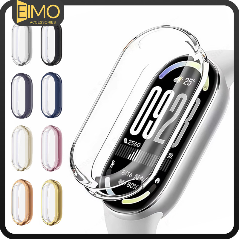 กรณีกันชน TPU อ่อน For Smartwatch Mi Band 10 กีฬาป้องกันหน้าจอ อุปกรณ์เสริมป้องกันกันชน for Miband 10 NFC