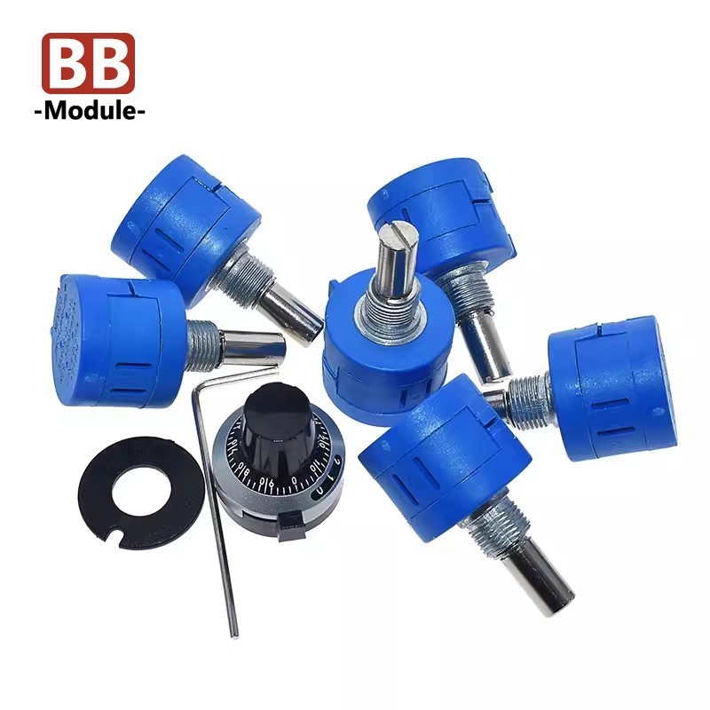 3590s-2-103l 103 102 104 503 3590S 10K 1K 100K 50K ohmPrecision Multiturn Potentiometer 10 แหวนตัวต้