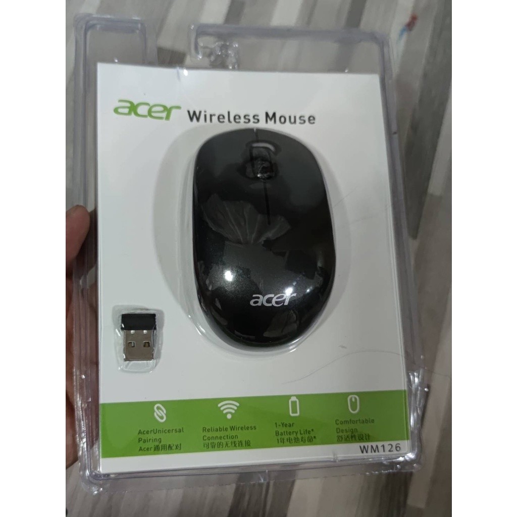เม้าส์ไร้สาย WIRELESS MOUSE Acer WM126 เมาส์ไร้สาย Acer WM126
