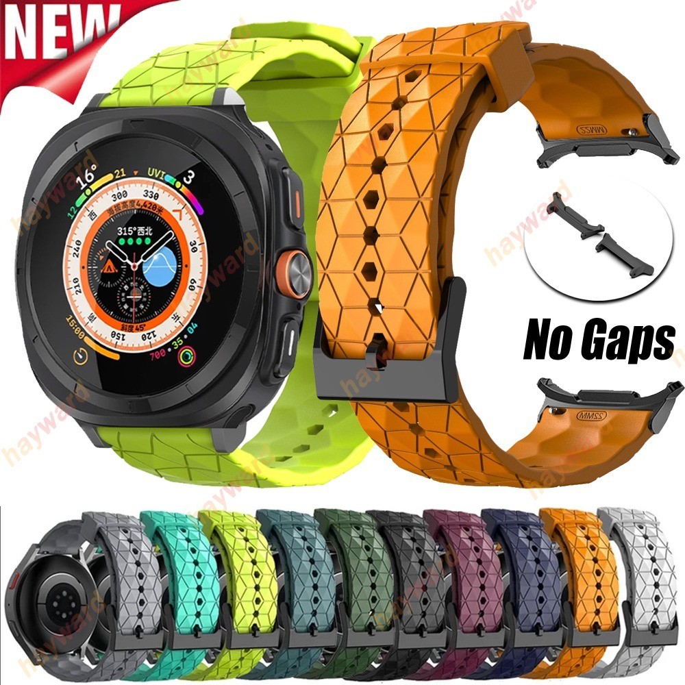 สายนาฬิกาสําหรับ Samsung Galaxy Watch Ultra 7 47 มม.กางเกงว่ายน้ําสมาร์ทวอท์ชซิลิโคนนุ่ม Breathable กีฬาเปลี่ยน Bracele