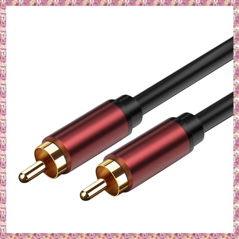 [VCPR] สาย RCA Lotus สายซับวูฟเฟอร์ สาย AV สาย Lotus Head Audio Cable Projection DVD TV Cable RCA to