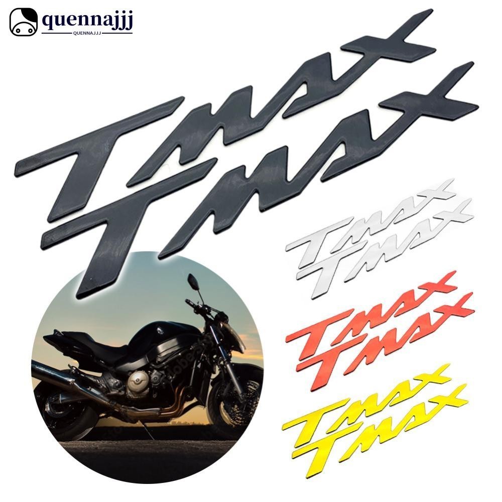 Quenna สติกเกอร์โลโก้ 3D สําหรับติดตกแต่งล้อรถมอเตอร์ไซค์ Yamaha Tmax 500 530 Tmax 500 Tmax 530 Tmax