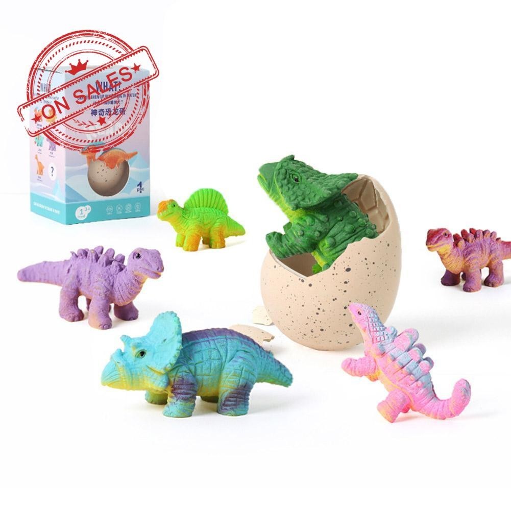 Magic Hatching ไดโนเสาร์ปลูกน้ํา Dino ไข่เด็กปลูกไข่ในของขวัญไดโนเสาร์น้ําของเล่นเด็ก G7s7
