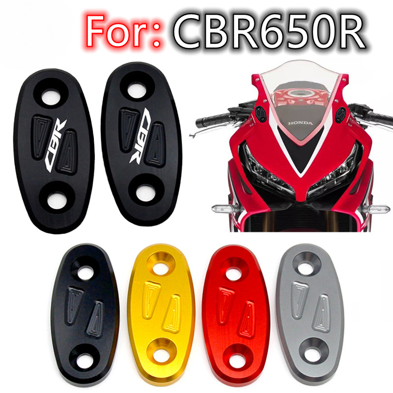สําหรับ Honda CBR650R CBR 650R CBR 650 R กระจกมองหลังรถจักรยานยนต์ฝาครอบฐานกระจกไดรฟ์กําจัดกระจกฝาคร